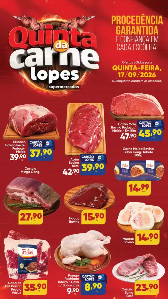 Catálogo Lopes Supermercados | QUINTA DA CARNE - | 2026-09-17T00:00:00.000Z - 2026-09-17T00:00:00.000Z