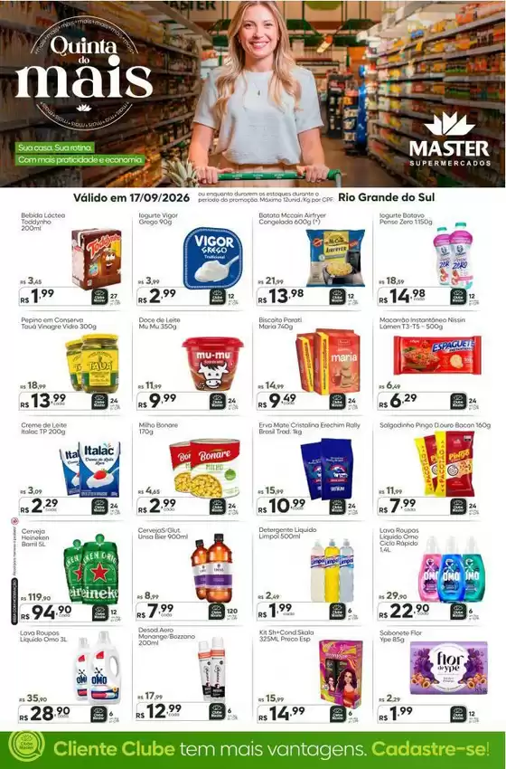 Catálogo Master Supermercados | Quinta do mais RS | 2026-09-17T00:00:00.000Z - 2026-09-17T00:00:00.000Z