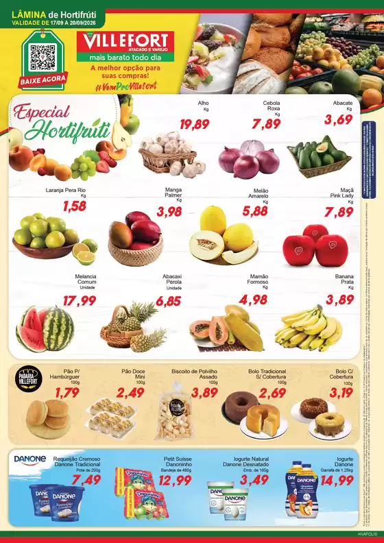 Catálogo Villefort Atacadista | Ofertas de Hortifruti | 2026-09-17T00:00:00.000Z - 2026-09-20T00:00:00.000Z