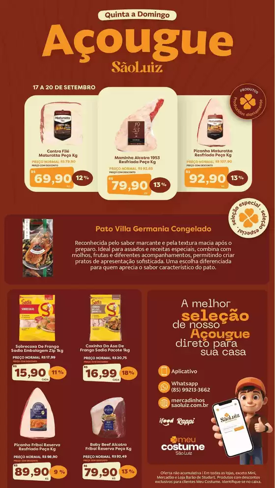 Catálogo Mercadinhos São Luiz | Açougue | 2026-09-17T00:00:00.000Z - 2026-09-20T00:00:00.000Z