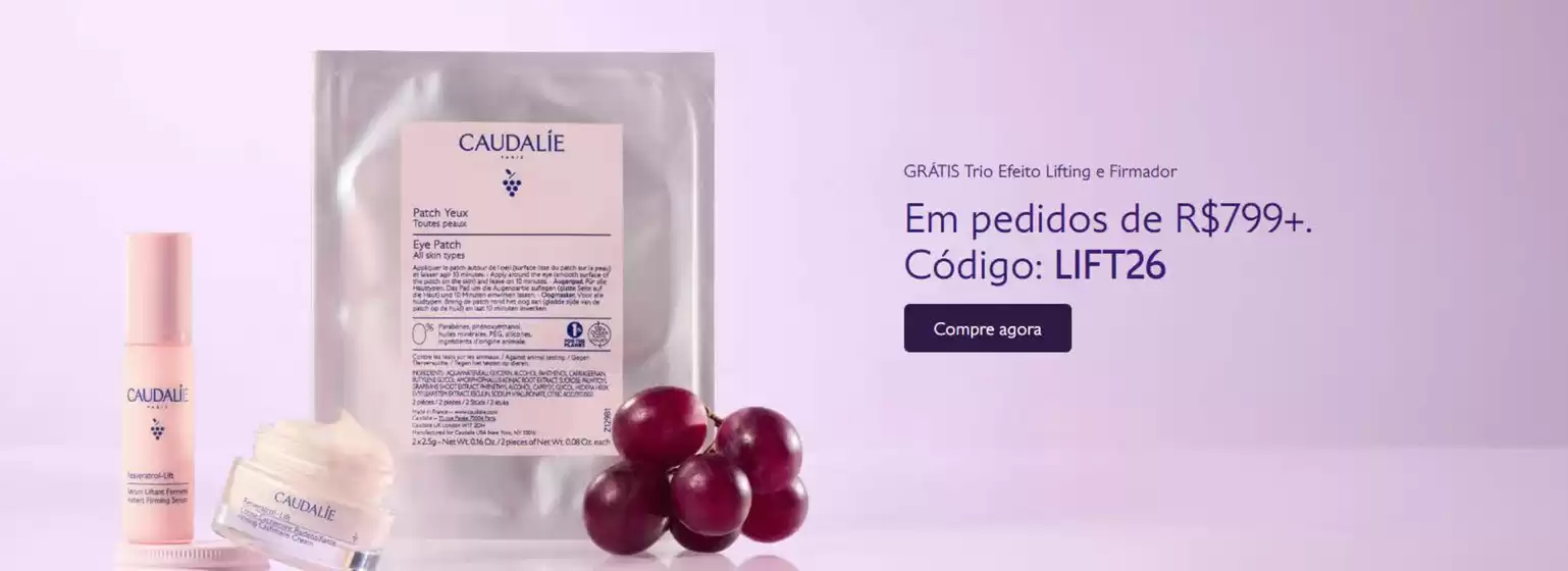 Catálogo Caudalie em Canindé | LIFT26 | 2026-09-17T00:00:00.000Z - 2026-09-29T00:00:00.000Z