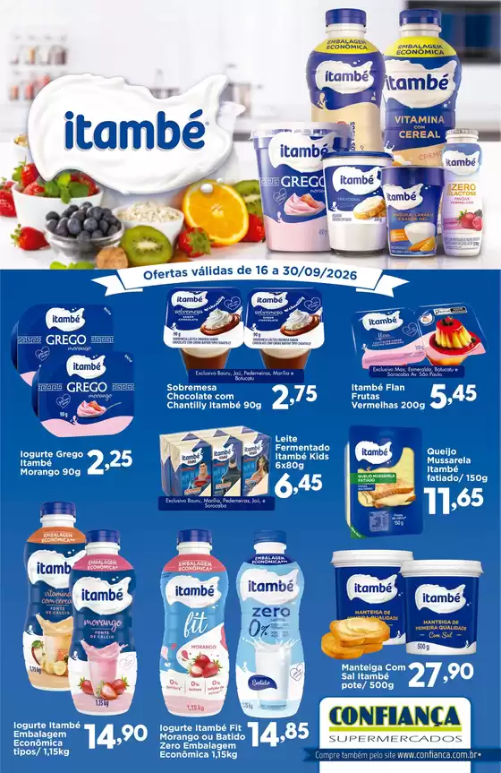 Catálogo Confiança Supermercados | Encarte Confiança Supermercados | 2026-09-16T00:00:00.000Z - 2026-09-30T00:00:00.000Z