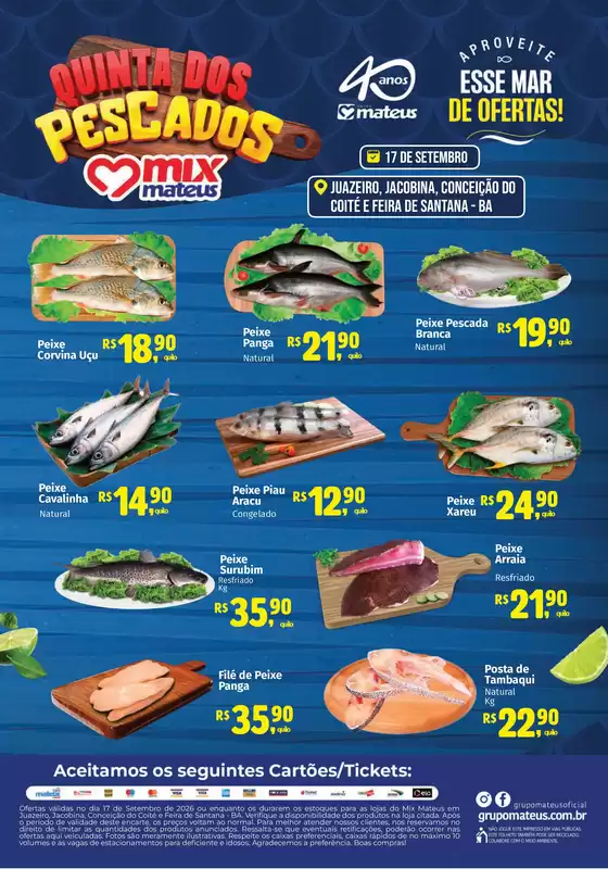 Catálogo Supermercados Mateus | Quinta dos Pescados | 2026-09-17T00:00:00.000Z - 2026-09-17T00:00:00.000Z
