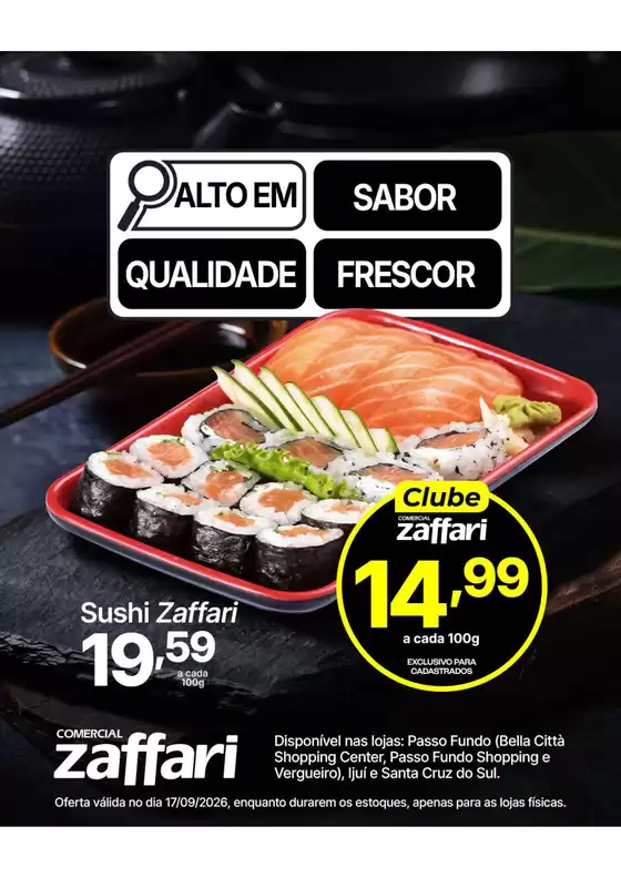 Catálogo Comercial Zaffari | QUINTA DO SUSHI | 2026-09-17T00:00:00.000Z - 2026-09-17T00:00:00.000Z