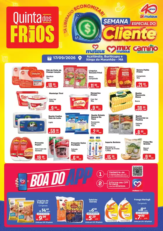 Catálogo Supermercados Mateus | Quinta dos Frios | 2026-09-17T00:00:00.000Z - 2026-09-17T00:00:00.000Z