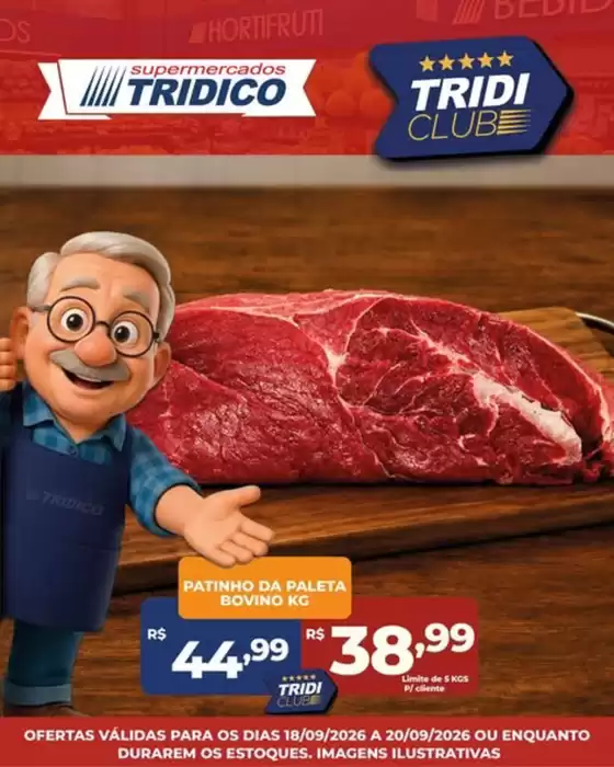 Catálogo Supermercados Tridico | Sextra a Domingo | 2026-09-18T00:00:00.000Z - 2026-09-20T00:00:00.000Z