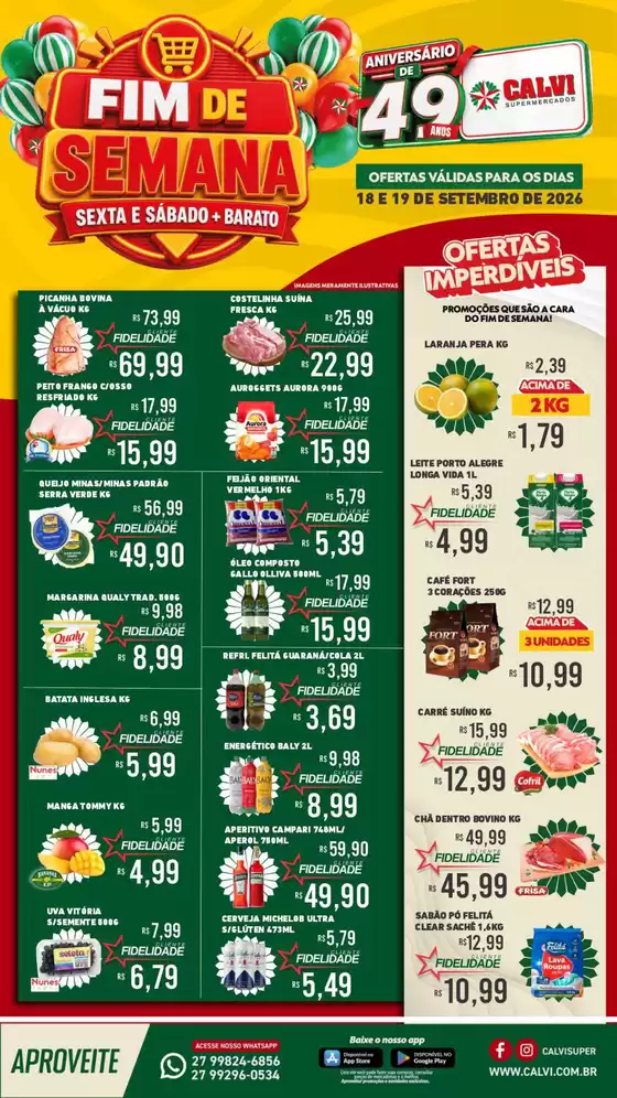Catálogo Calvi Supermercados | Ofertas Especial | 2026-09-18T00:00:00.000Z - 2026-09-19T00:00:00.000Z