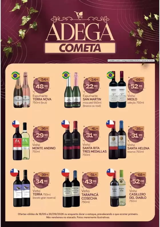 Catálogo Cometa Supermercados | ADEGA COMETA | 2026-09-18T00:00:00.000Z - 2026-09-20T00:00:00.000Z