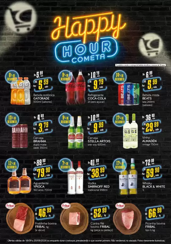 Catálogo Cometa Supermercados | Happy Hour Cometa | 2026-09-18T00:00:00.000Z - 2026-09-20T00:00:00.000Z