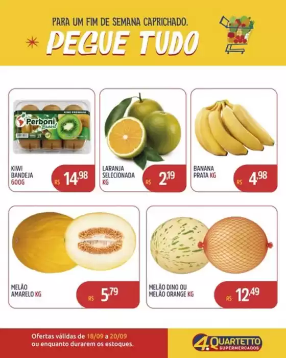 Catálogo Quartetto Supermercados | Ofertas | 2026-09-18T00:00:00.000Z - 2026-09-20T00:00:00.000Z