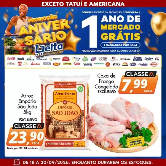 Catálogo Delta Supermercados | Melhores ofertas para todos os caçadores de pechinchas | 2026-09-18T00:00:00.000Z - 2026-09-20T00:00:00.000Z