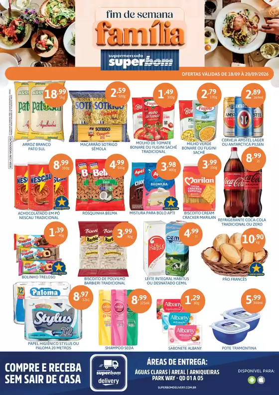 Catálogo Superbom Supermercado | Encarte Superbom Supermercado | 2026-09-18T00:00:00.000Z - 2026-09-20T00:00:00.000Z