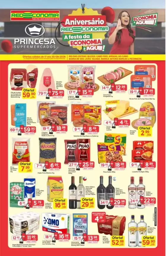 Catálogo Princesa Supermercados | Aniversário Redeconomia G2 - 17 a 20/09 | 2026-09-17T00:00:00.000Z - 2026-09-21T00:00:00.000Z