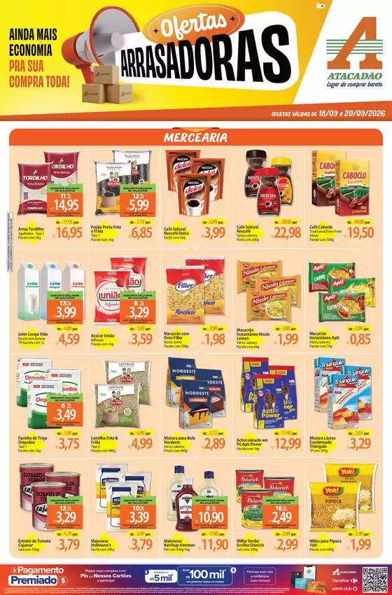 Catálogo Atacadão | Atacadão - Ofertas Arrasadoras | 2026-09-18T00:00:00.000Z - 2026-09-20T00:00:00.000Z