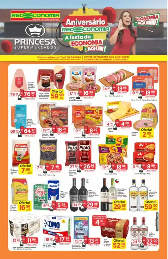 Catálogo Princesa Supermercados | Aniversário Redeconomia G1 - 17 a 20/09 | 2026-09-17T00:00:00.000Z - 2026-09-21T00:00:00.000Z