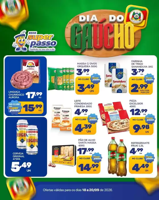 Catálogo Rede Super Passo | Encarte Rede Super Passo | 2026-09-18T00:00:00.000Z - 2026-09-20T00:00:00.000Z
