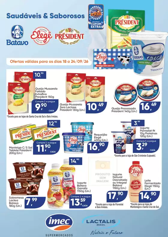 Catálogo Imec Supermercados | BAIXA18002 IMEC Cooperada Lactalis 18 a 24092026 | 2026-09-18T00:00:00.000Z - 2026-09-24T00:00:00.000Z