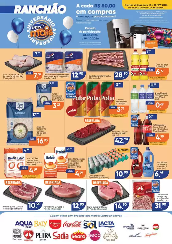 Catálogo Imec Supermercados | BAIXA 17129 IMEC Ranchao 18 a 200926 | 2026-09-18T00:00:00.000Z - 2026-09-20T00:00:00.000Z
