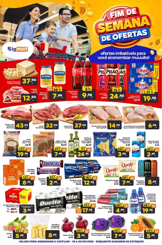 Catálogo Bigmart | Ofertas para caçadores de pechinchas | 2026-09-18T00:00:00.000Z - 2026-09-20T00:00:00.000Z