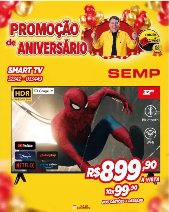 Catálogo Armazém Paraíba | Encarte Armazém Paraíba | 2026-09-14T00:00:00.000Z - 2026-09-20T00:00:00.000Z