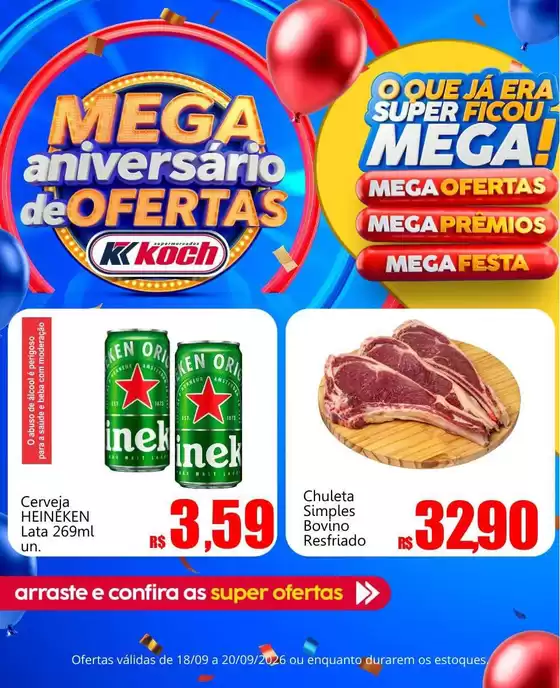 Catálogo Supermercados Koch | Grandes descontos em produtos selecionados | 2026-09-18T00:00:00.000Z - 2026-09-20T00:00:00.000Z