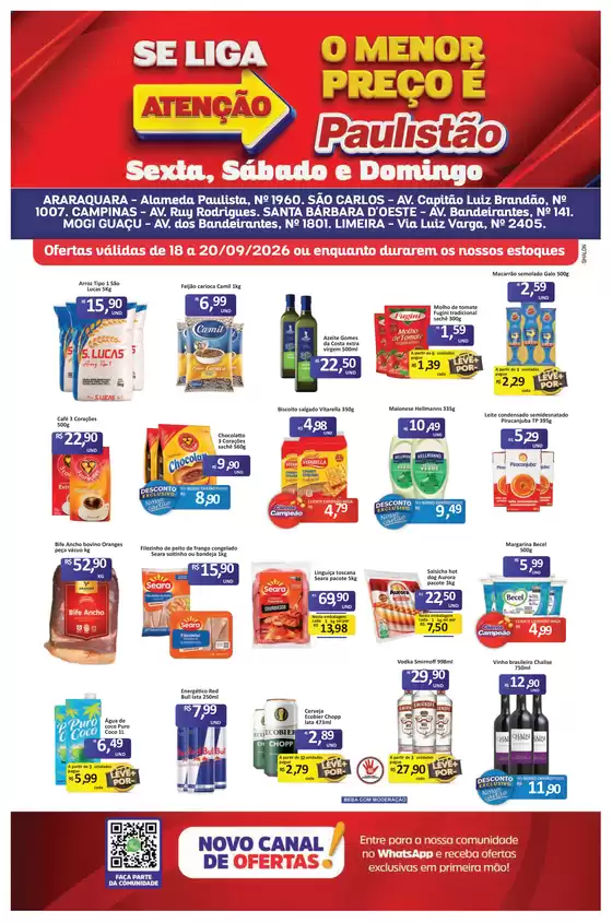 Catálogo Paulistão Atacadista | Descontos e promoções | 2026-09-18T00:00:00.000Z - 2026-09-20T00:00:00.000Z