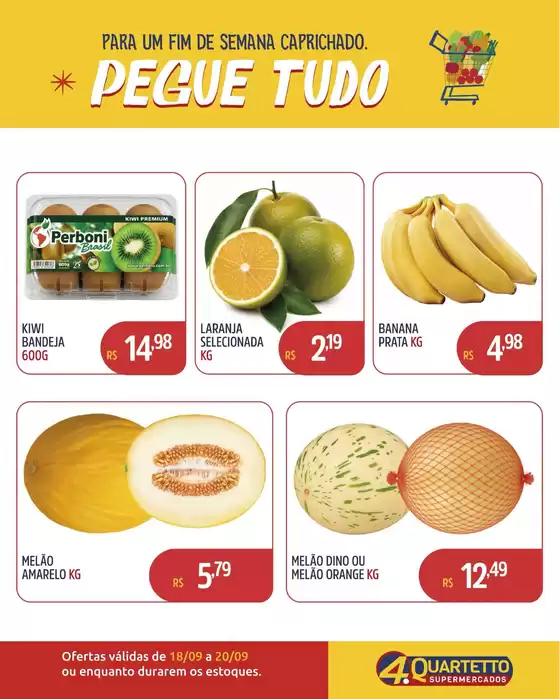 Catálogo Quartetto Supermercados | Encarte Quartetto Supermercados | 2026-09-18T00:00:00.000Z - 2026-09-20T00:00:00.000Z
