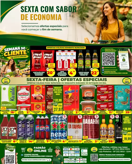 Catálogo Supermercado Padrão | Melhores ofertas para todos os caçadores de pechinchas | 2026-09-18T00:00:00.000Z - 2026-09-18T00:00:00.000Z