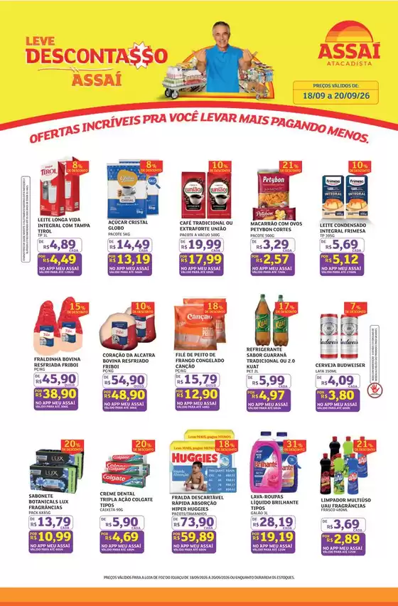 Catálogo Assaí Atacadista | Encarte Assaí Atacadista 172045-517 | 2026-09-18T00:00:00.000Z - 2026-09-20T00:00:00.000Z
