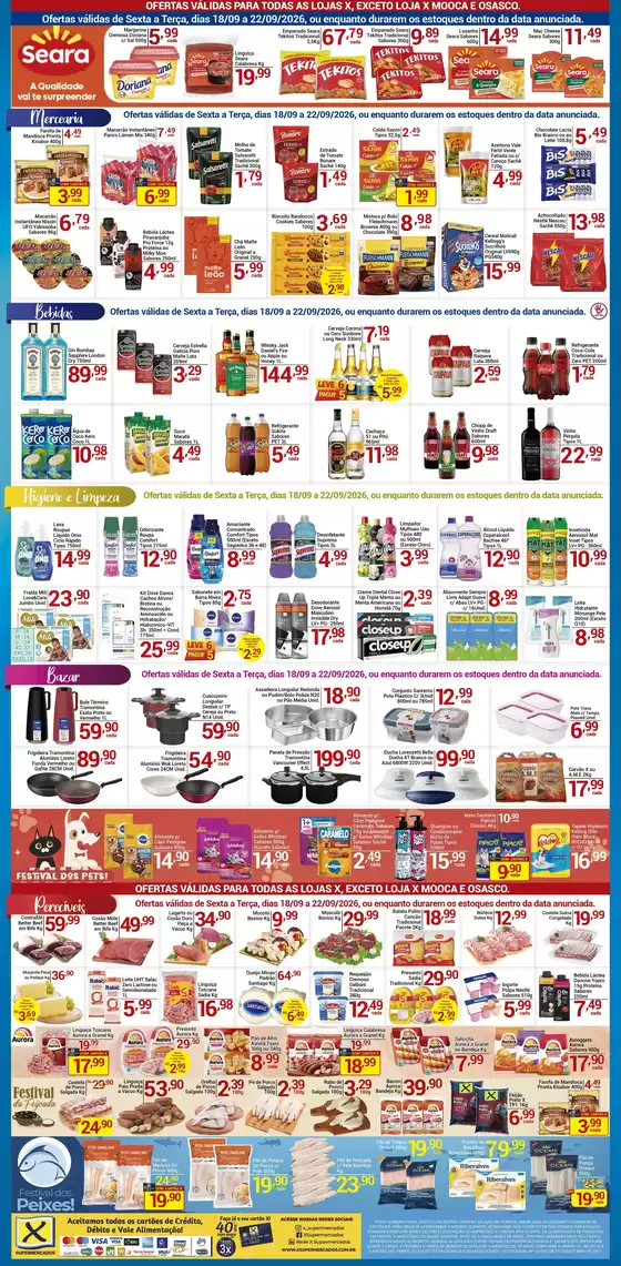 Catálogo X Supermercados | Promoções especiais em andamento | 2026-09-18T00:00:00.000Z - 2026-09-22T00:00:00.000Z
