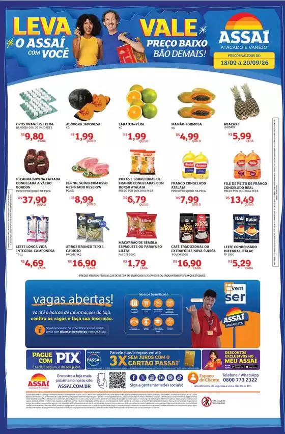 Catálogo Assaí Atacadista | Encarte Assaí Atacadista 172060-589 | 2026-09-18T00:00:00.000Z - 2026-09-20T00:00:00.000Z