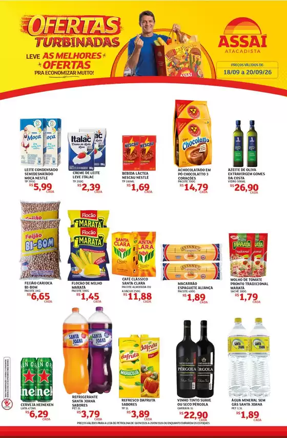Catálogo Assaí Atacadista | Encarte Assaí Atacadista 172055-574 | 2026-09-18T00:00:00.000Z - 2026-09-20T00:00:00.000Z