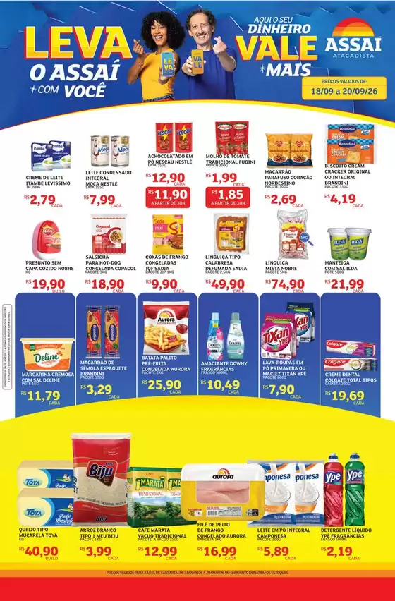 Catálogo Assaí Atacadista | Encarte Assaí Atacadista 172077-698 | 2026-09-18T00:00:00.000Z - 2026-09-20T00:00:00.000Z