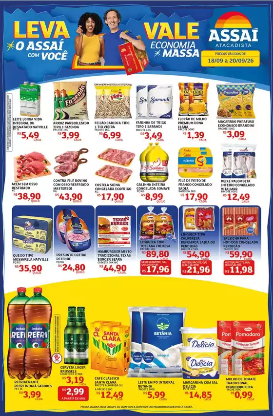 Catálogo Assaí Atacadista | Encarte Assaí Atacadista 172083-537 | 2026-09-18T00:00:00.000Z - 2026-09-20T00:00:00.000Z