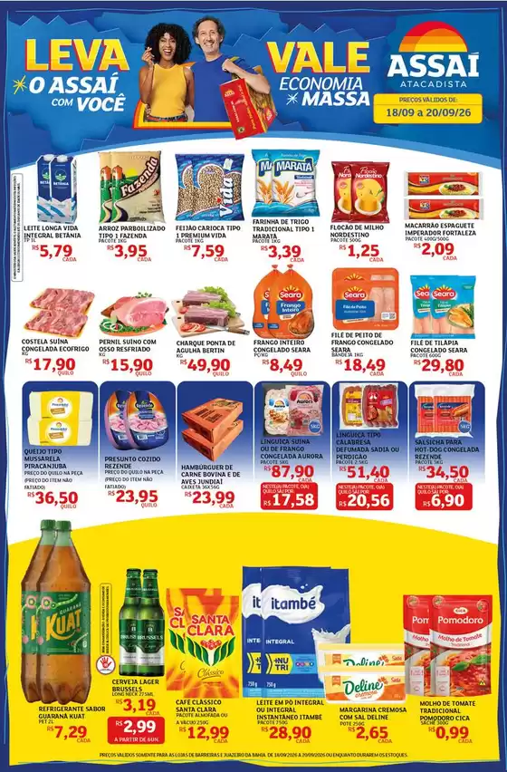 Catálogo Assaí Atacadista | Encarte Assaí Atacadista 172084-547 | 2026-09-18T00:00:00.000Z - 2026-09-20T00:00:00.000Z