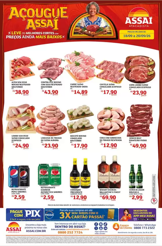 Catálogo Assaí Atacadista | Encarte Assaí Atacadista 172085-537 | 2026-09-18T00:00:00.000Z - 2026-09-20T00:00:00.000Z