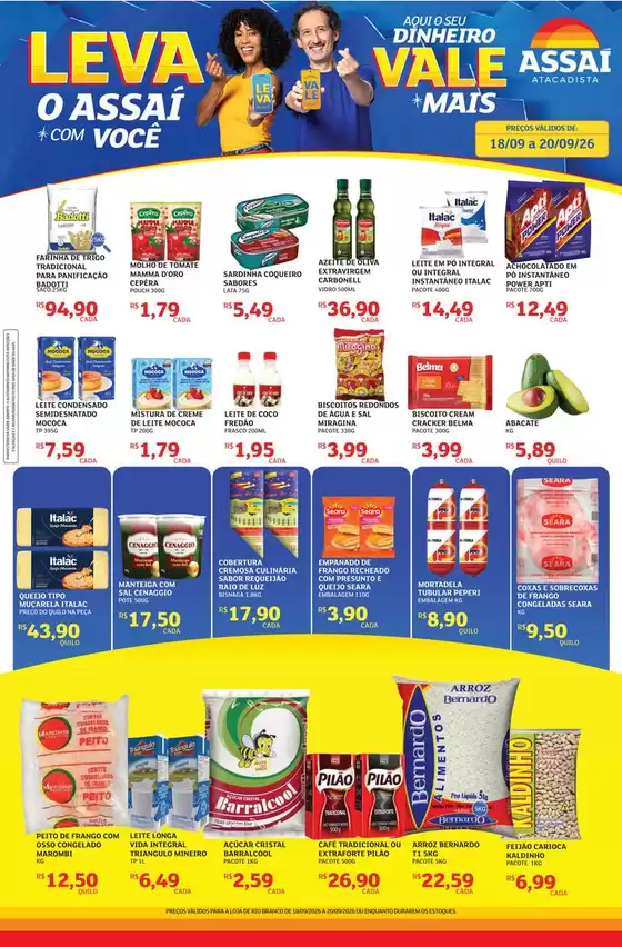 Catálogo Assaí Atacadista | Encarte Assaí Atacadista 172089-605 | 2026-09-18T00:00:00.000Z - 2026-09-20T00:00:00.000Z