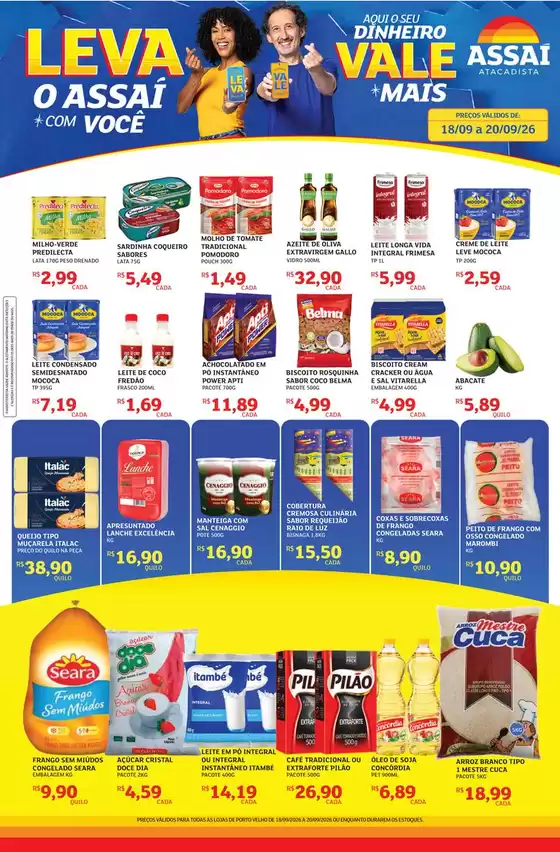 Catálogo Assaí Atacadista | Encarte Assaí Atacadista 172092-604 | 2026-09-18T00:00:00.000Z - 2026-09-20T00:00:00.000Z