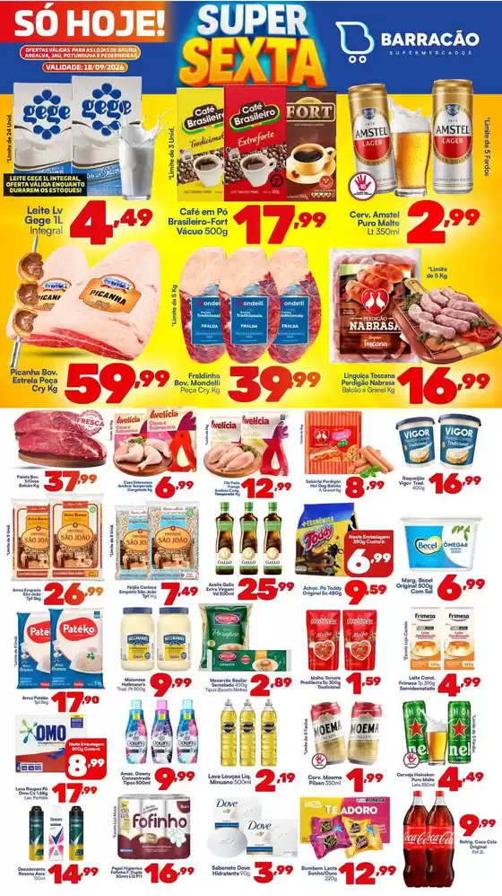 Catálogo Barracão Supermercado | Encarte Barracão Supermercado | 2026-09-18T00:00:00.000Z - 2026-09-18T00:00:00.000Z