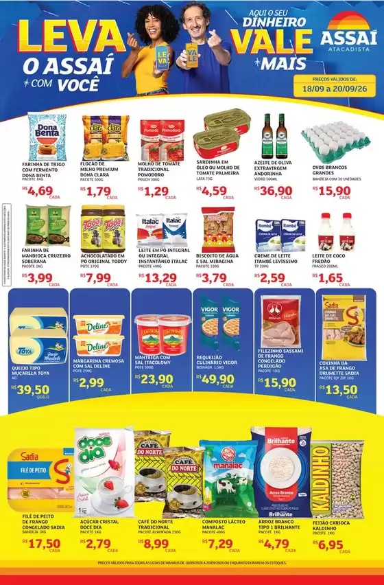 Catálogo Assaí Atacadista | Encarte Assaí Atacadista 172091-602 | 2026-09-18T00:00:00.000Z - 2026-09-20T00:00:00.000Z