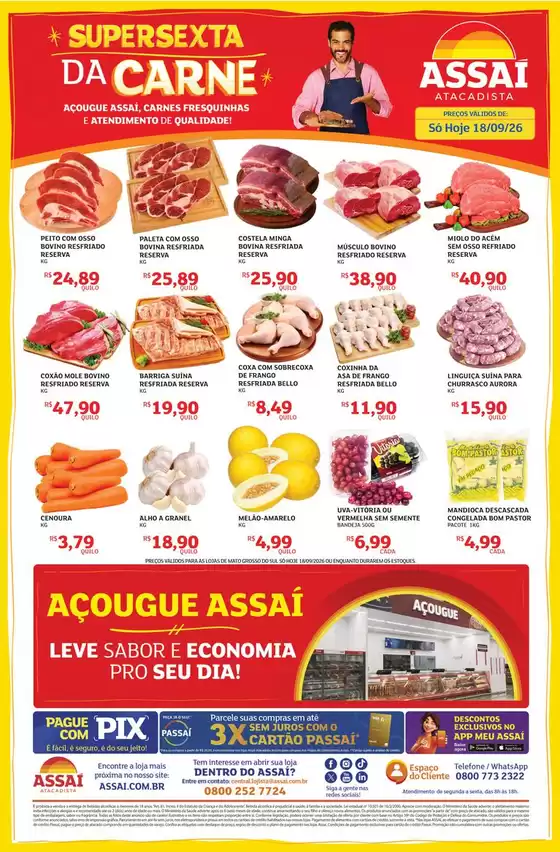 Catálogo Assaí Atacadista | Encarte Assaí Atacadista 172107-590 | 2026-09-18T00:00:00.000Z - 2026-09-18T00:00:00.000Z