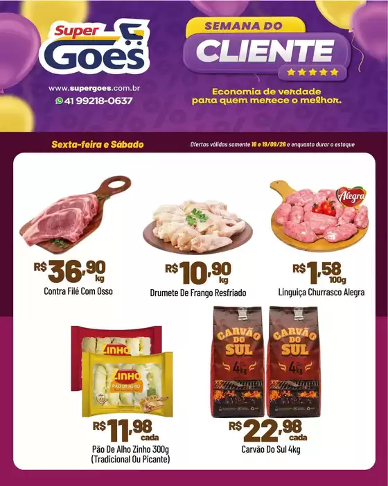 Catálogo Supermercados Goes | Encarte Supermercados Goes | 2026-09-18T00:00:00.000Z - 2026-09-19T00:00:00.000Z