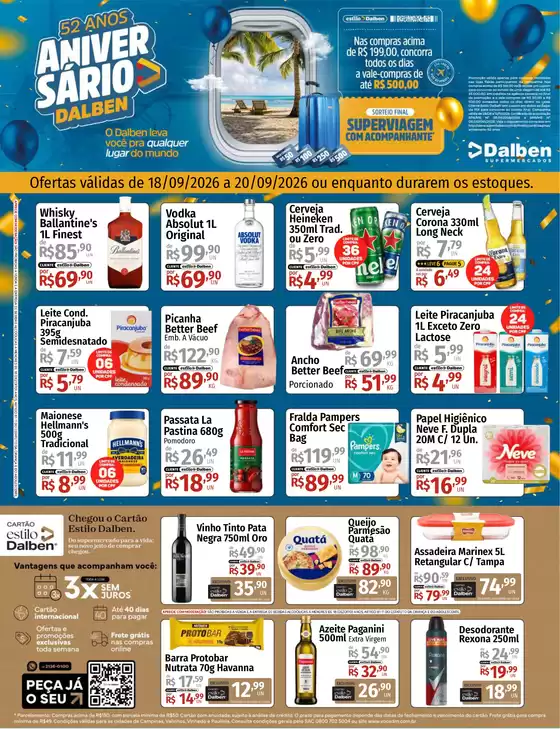 Catálogo Supermercado Dalben | Aniversário Dalben | 2026-09-18T00:00:00.000Z - 2026-09-20T00:00:00.000Z