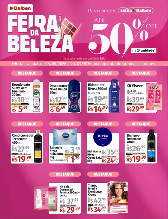 Catálogo Supermercado Dalben | Feira Da Beleza | 2026-09-18T00:00:00.000Z - 2026-09-20T00:00:00.000Z