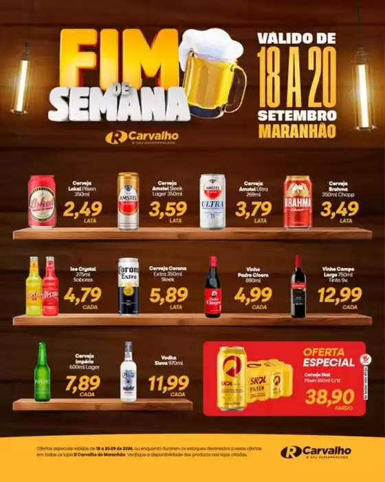 Catálogo R Carvalho Supermercado | fim de semana super | 2026-09-18T00:00:00.000Z - 2026-09-20T00:00:00.000Z