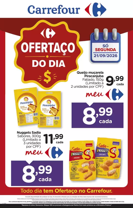 Catálogo Carrefour | OFERTA DO DIA | 2026-09-21T00:00:00.000Z - 2026-09-21T00:00:00.000Z