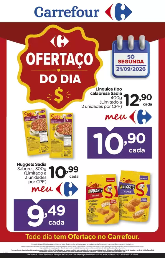 Catálogo Carrefour em Escada | Grandes descontos em produtos selecionados | 2026-09-21T00:00:00.000Z - 2026-09-21T00:00:00.000Z