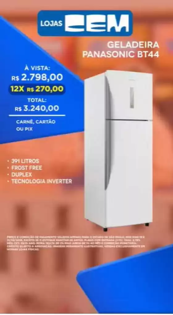 Catálogo Lojas Cem em Escada | Lojas cem ofertas ! | 2026-09-21T00:00:00.000Z - 2026-10-02T00:00:00.000Z