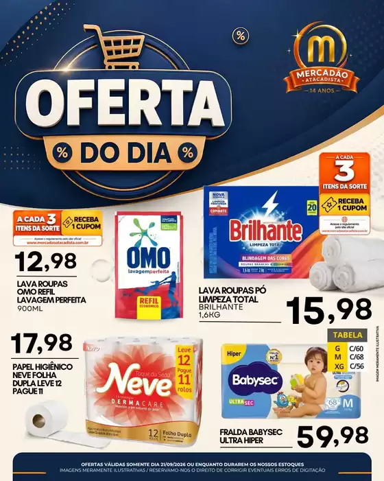 Catálogo Mercadão Atacadista em Santos | Ofertas exclusivas para nossos clientes | 2026-09-21T00:00:00.000Z - 2026-09-21T00:00:00.000Z