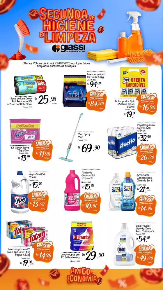 Catálogo Giassi Supermercados | Encarte Giassi Supermercados | 2026-09-21T00:00:00.000Z - 2026-09-22T00:00:00.000Z